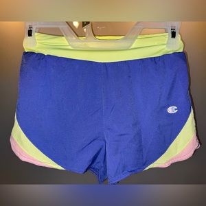 Champion little girls workout shorts w/bonus item
